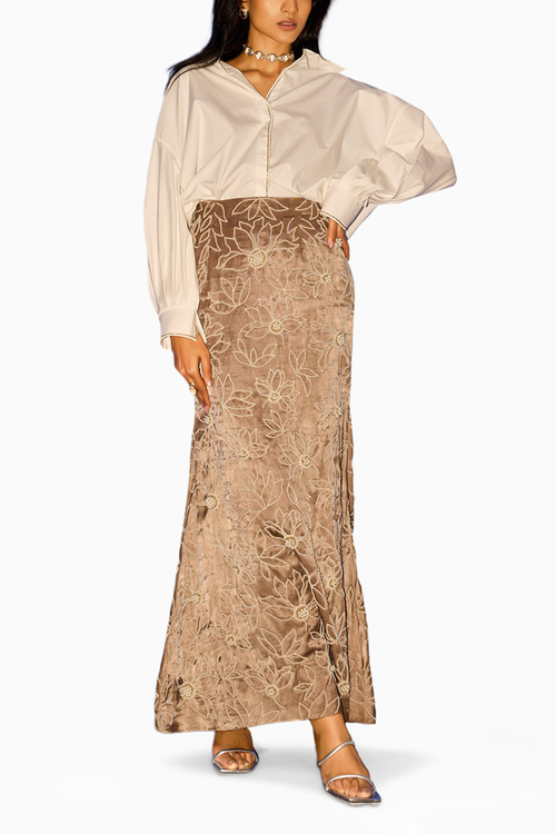 Fish Cut Full Length Skirt