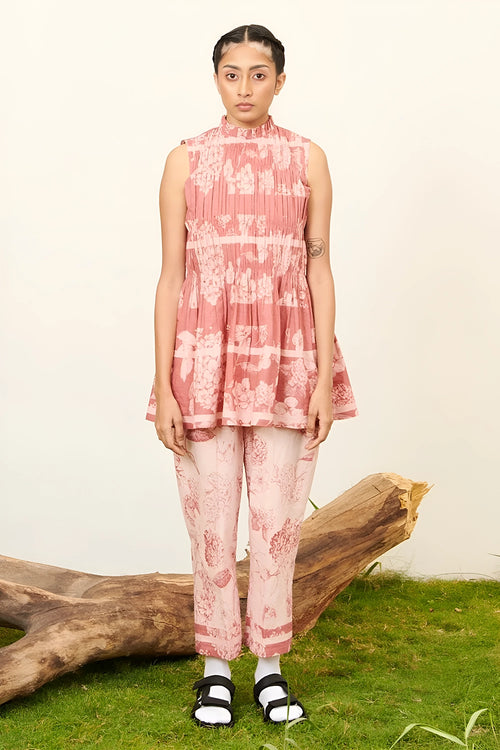 Peach Bunny Border Co-ord Set