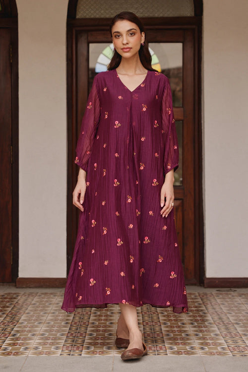 Amethyst Bloom Dress