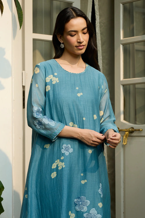 Ocean Blue Applique Co-ord Set