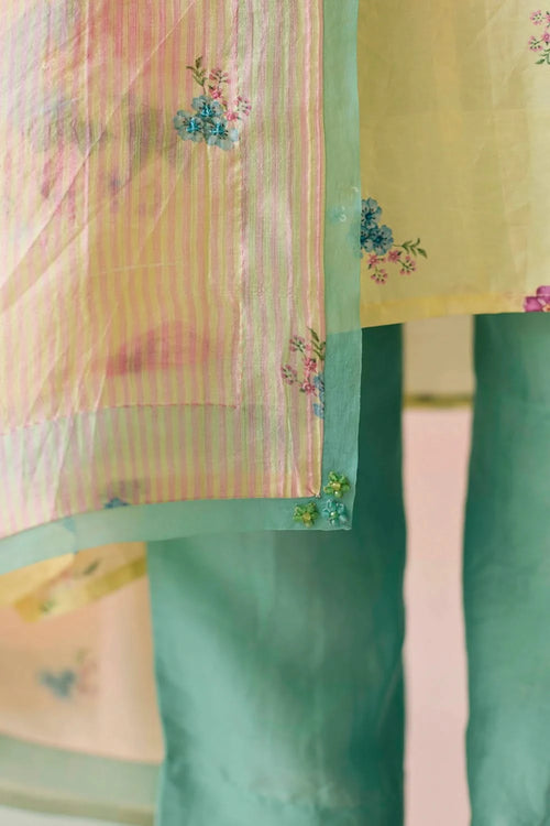 SoulFlower Green Dupatta