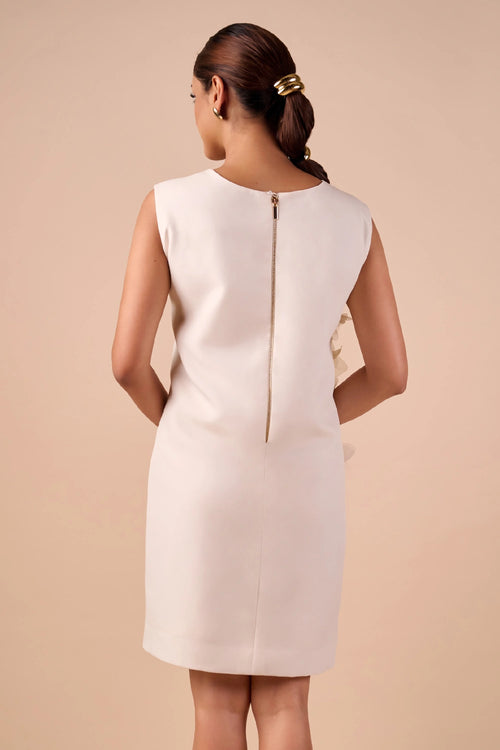 Dark Hue Hydrangea Shift Dress