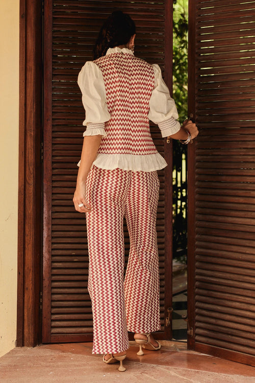 Chervon Chrochet Co-ord Set