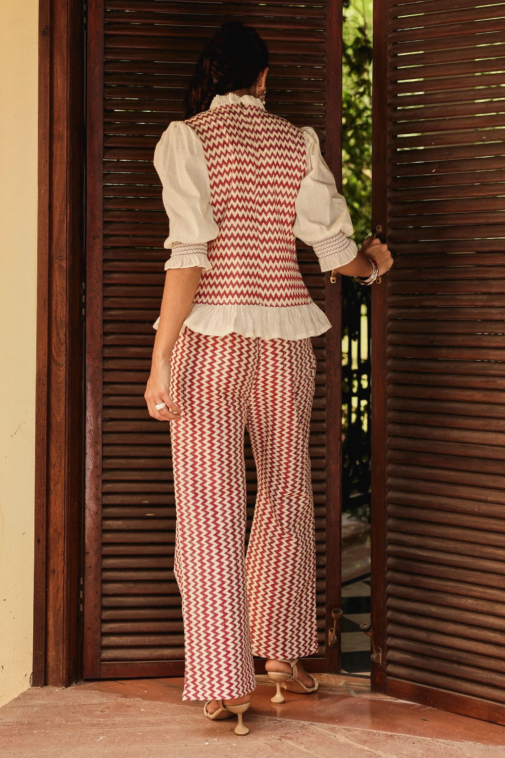 Chervon Chrochet Co-ord Set
