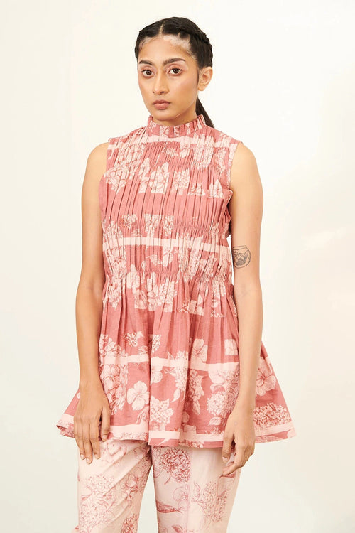 Peach Bunny Border Co-ord Set