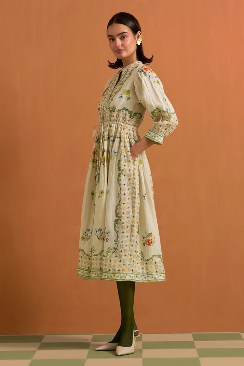 Ivory Verdant String Dress