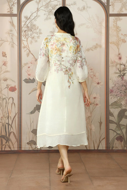 Candy Blossom Kismat Off-White Dress