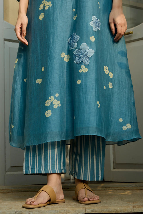 Ocean Blue Applique Co-ord Set
