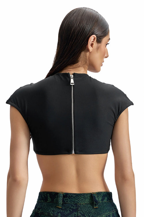 Structure Crop Tee