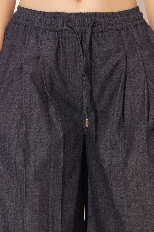 Blue Zevra Pant Suit