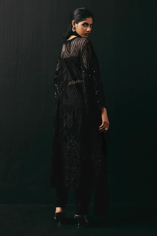 Net Mirrorwork Applique Dupatta