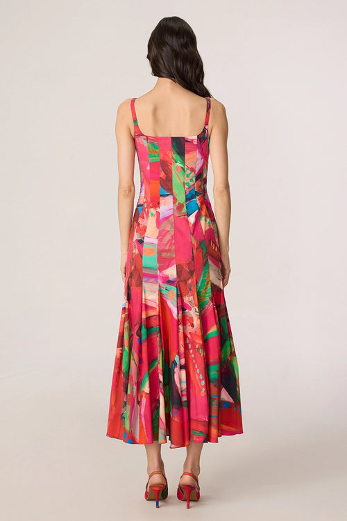 Pink And Multi Enola Dress