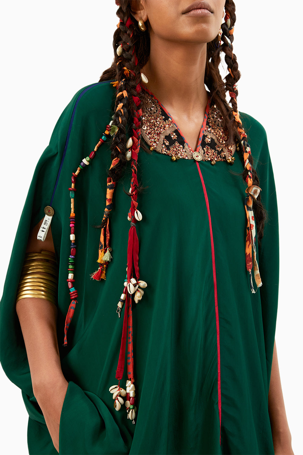 Hara Neel Fizaa Kaftan Tunic Set