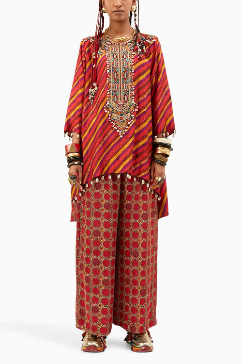Sindoor Mitra Short Kurta with Trouser Set