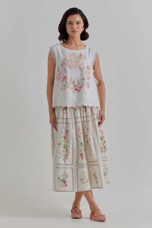 White Florence Co-ord Set
