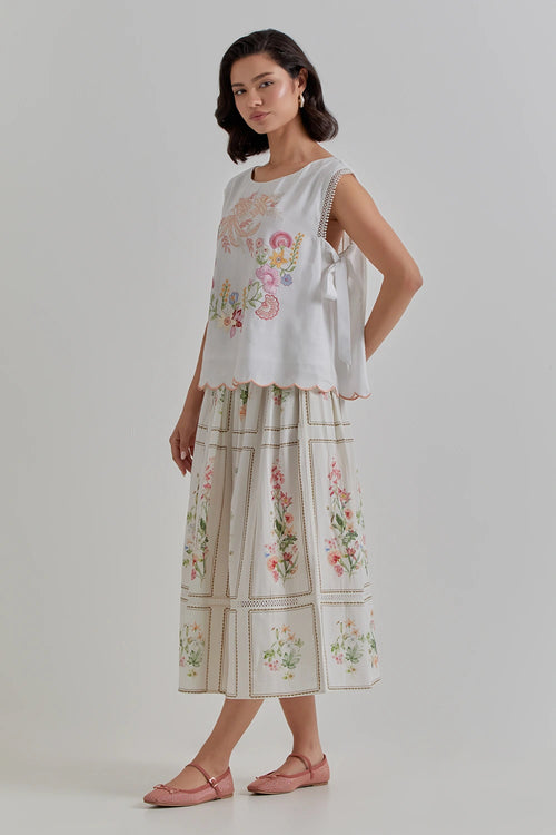 White Florence Co-ord Set