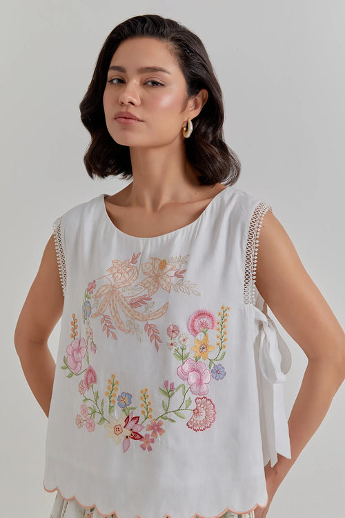 White Florence Co-ord Set