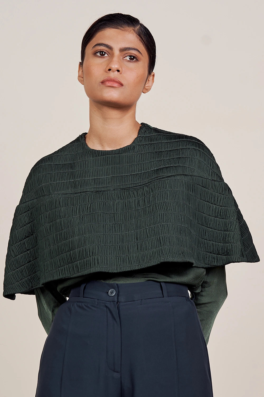 Green Cape Top