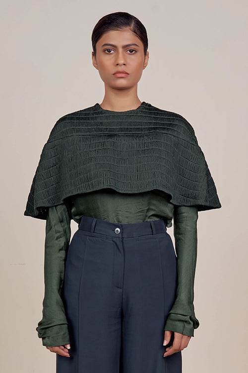 Green Cape Top