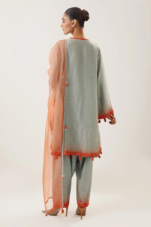 Meera Powder Blue Kurta Set