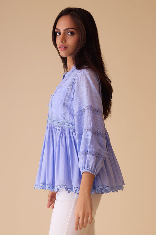 Blue Ira Top