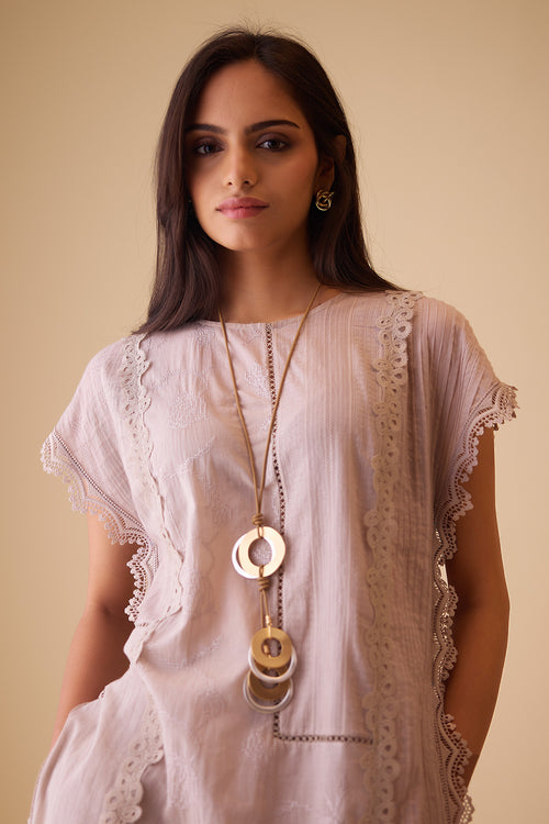 Beige Delna Co-ord Set