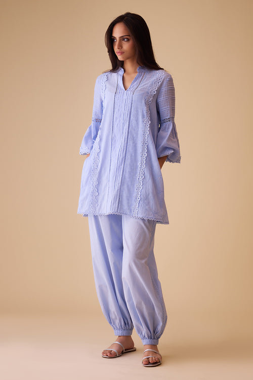 Blue Cecile Co-ord Set