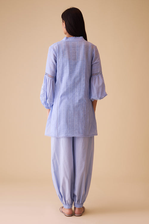 Blue Cecile Co-ord Set