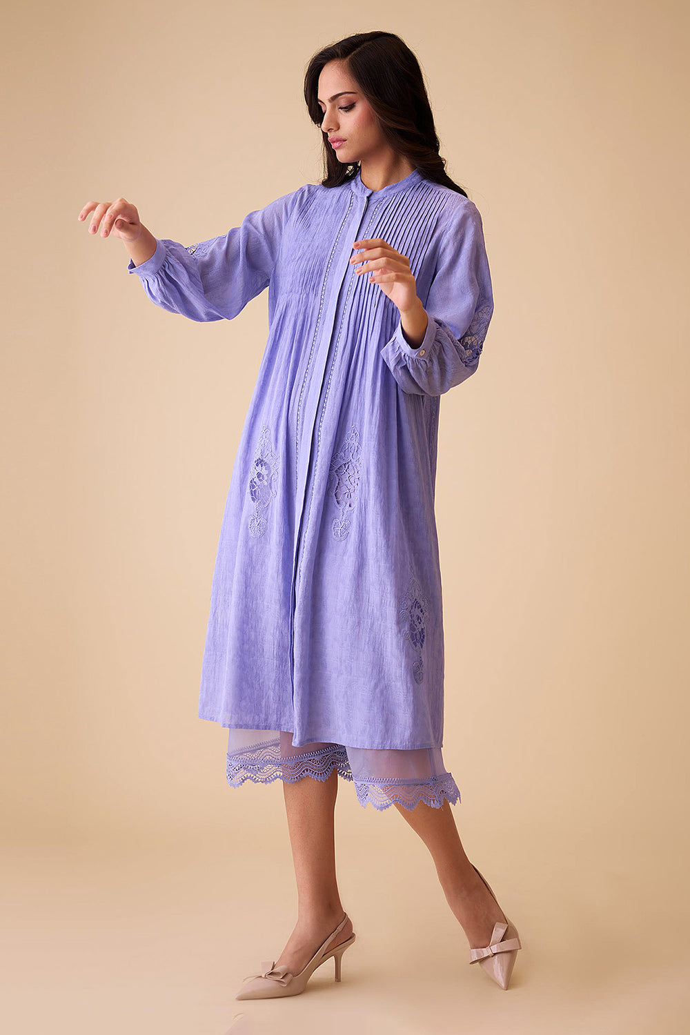 Lilac Meera Long Dress