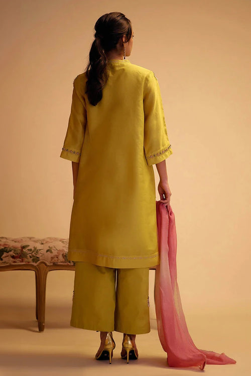 Tahira Mustard Kurta Set