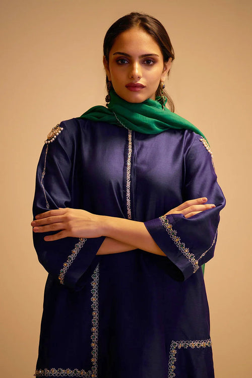 Tahira Blue Kurta Set