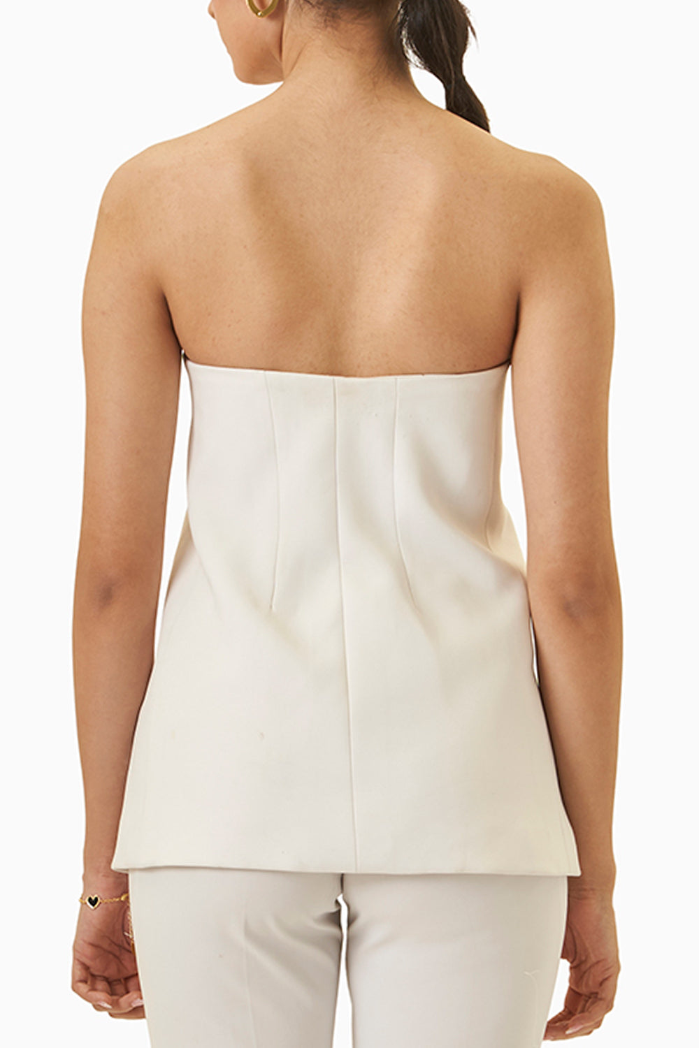 Ivory Corset With Pockets