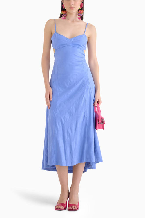 Dania Blue Midi Dress