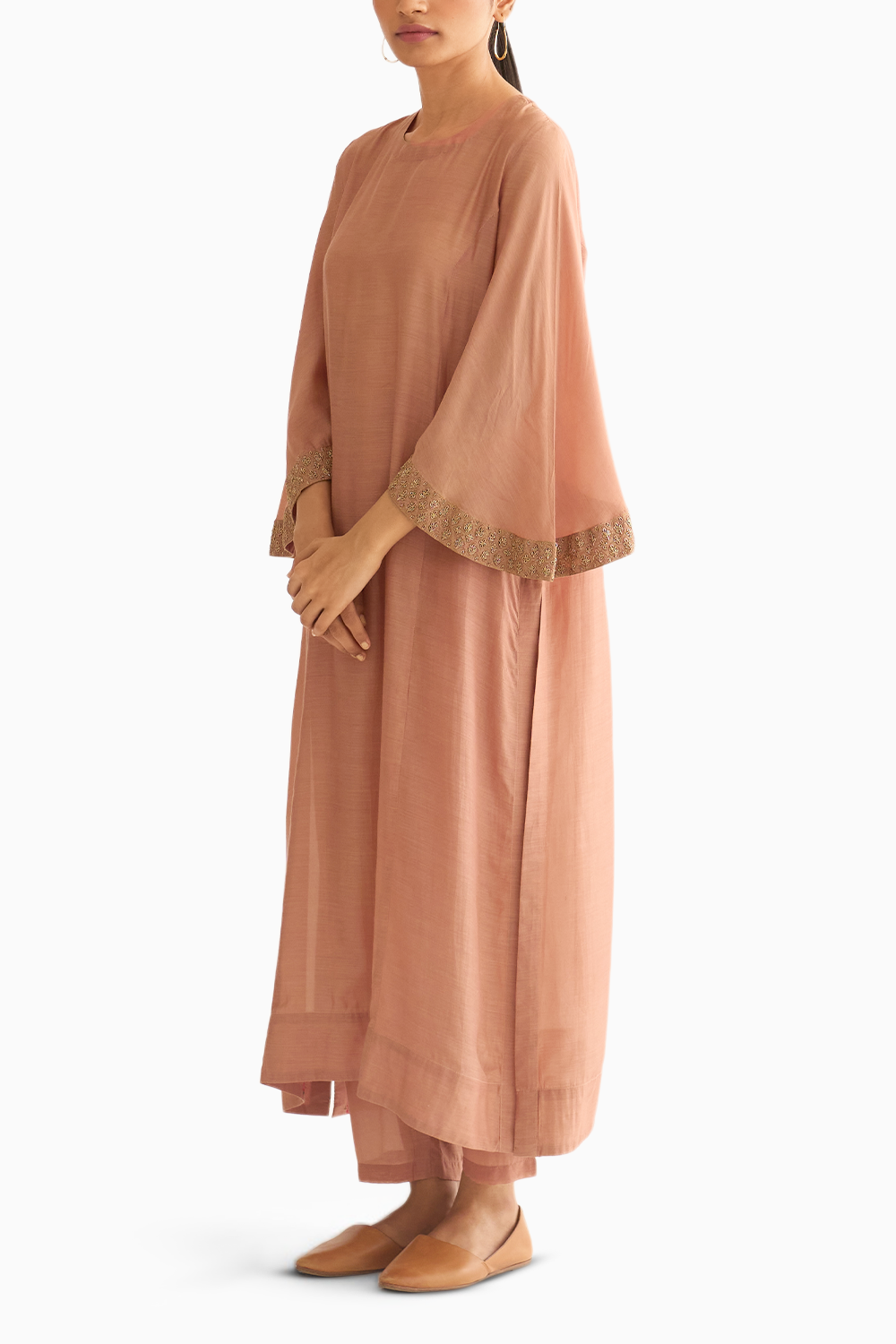 Urmi Old Rose Kurta Set