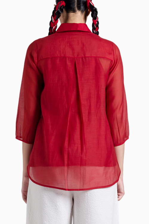 Heba Red S Top