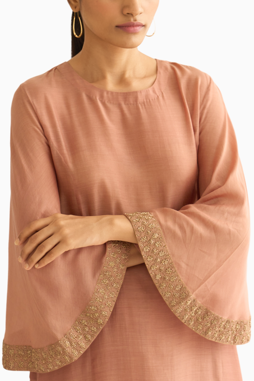 Urmi Old Rose Kurta Set