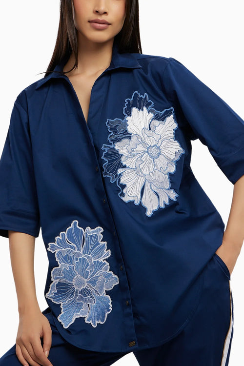 Midnight Applique Flower Co-ord Set