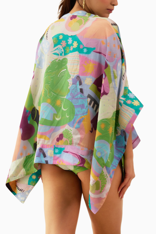 Paolozzio Tragano Short Kaftan