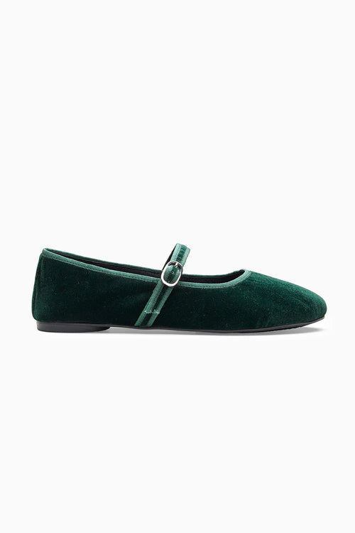 Velveteen Green Ballerina
