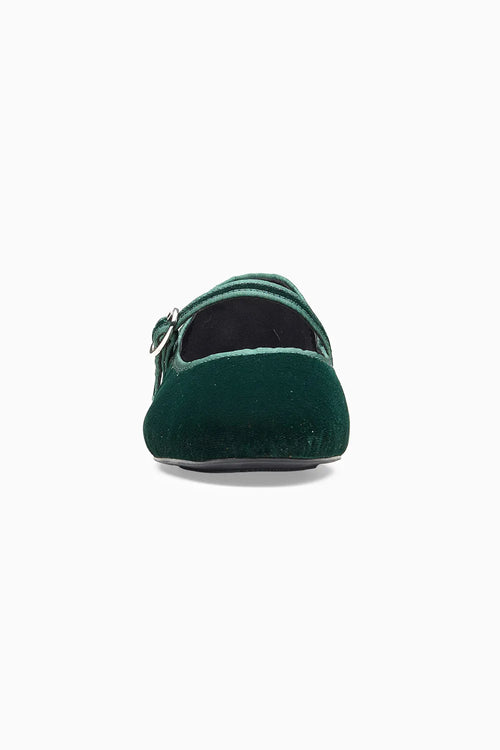 Velveteen Green Ballerina