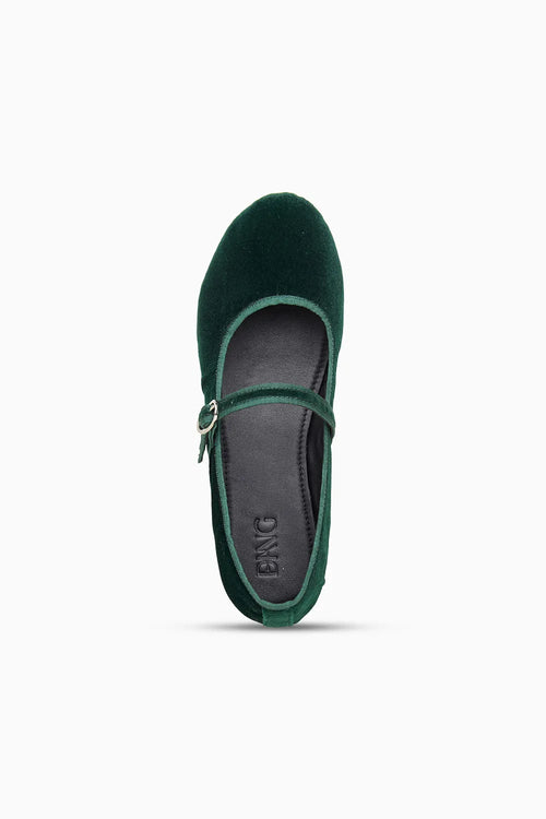 Velveteen Green Ballerina