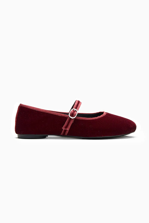 Velveteen Bordo Ballerina
