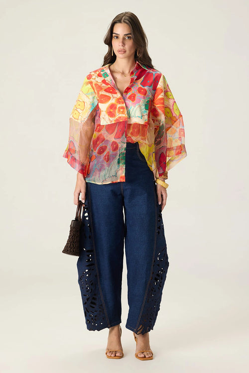 Multicolor Bellamy Shirt With Bex Jeans