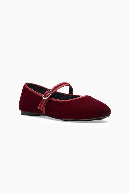 Velveteen Bordo Ballerina