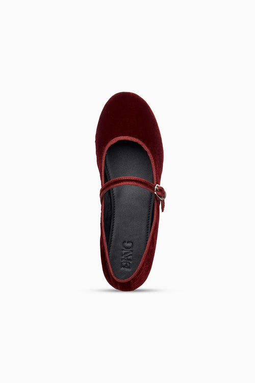 Velveteen Bordo Ballerina