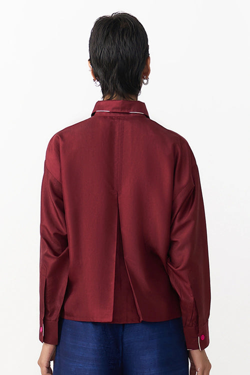 Play Burgundy Blouse