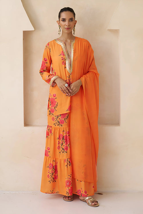 Tapti Sharara Set with Dupatta