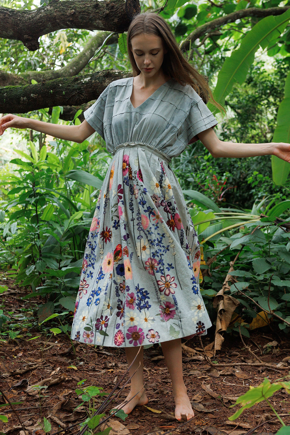 Fleur Imprint Dress
