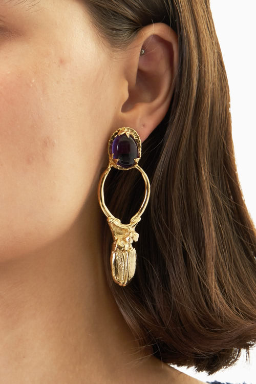 The Beetle Earrings