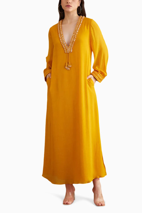 Ochre Maxi Dress